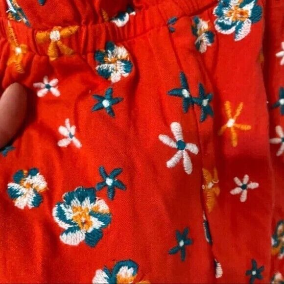 Winston White Red floral cold shoulder Romio Romper size small - Picture 7 of 10